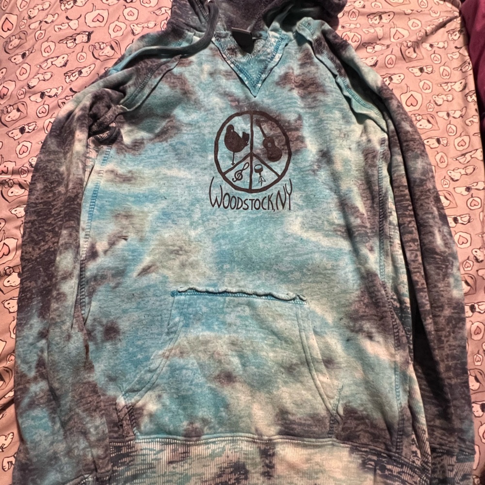 Woodstock NY Tie Dye Hoodie